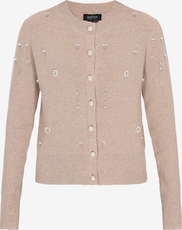usha BLACK LABEL - Cárdigan en beige: frente