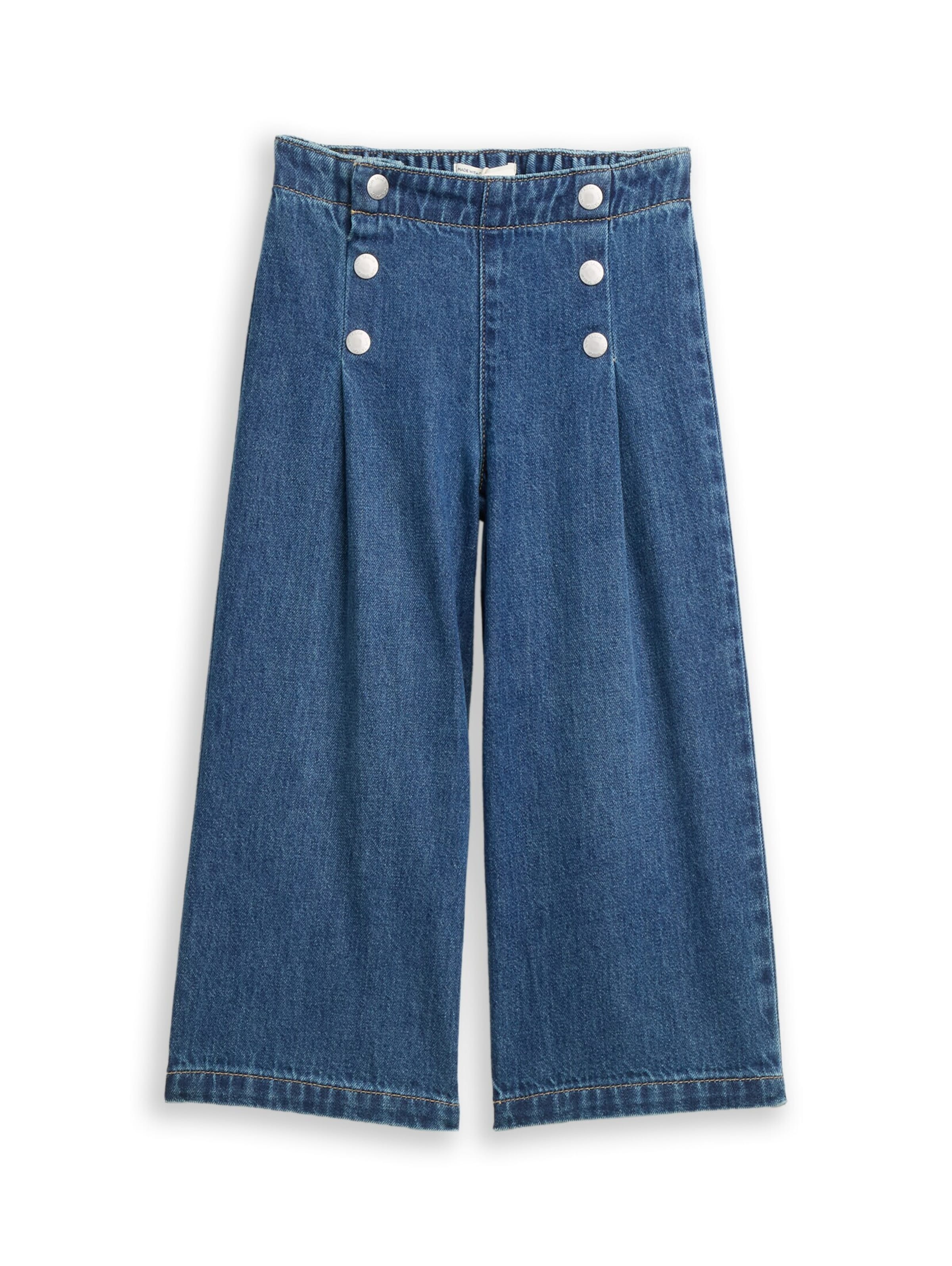 Wide Leg Jean TOM TAILOR en bleu : devant