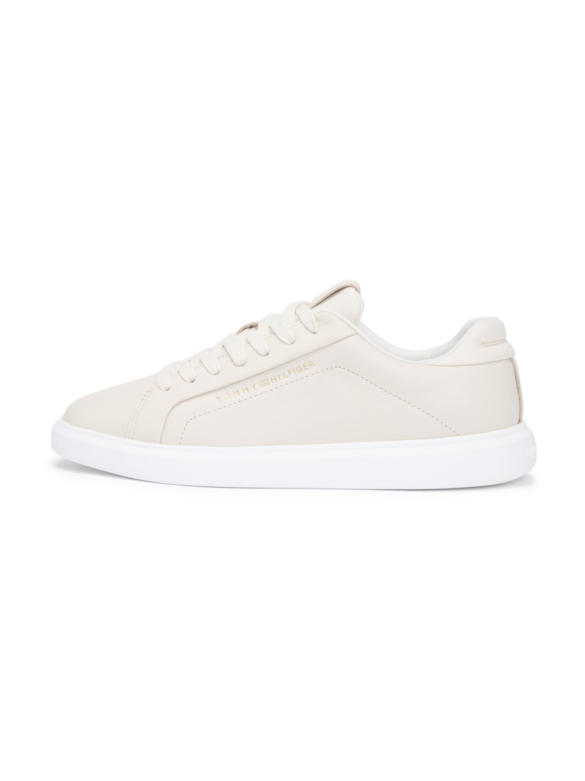 Sneaker low 'Icon Court' de la TOMMY HILFIGER pe bej: față