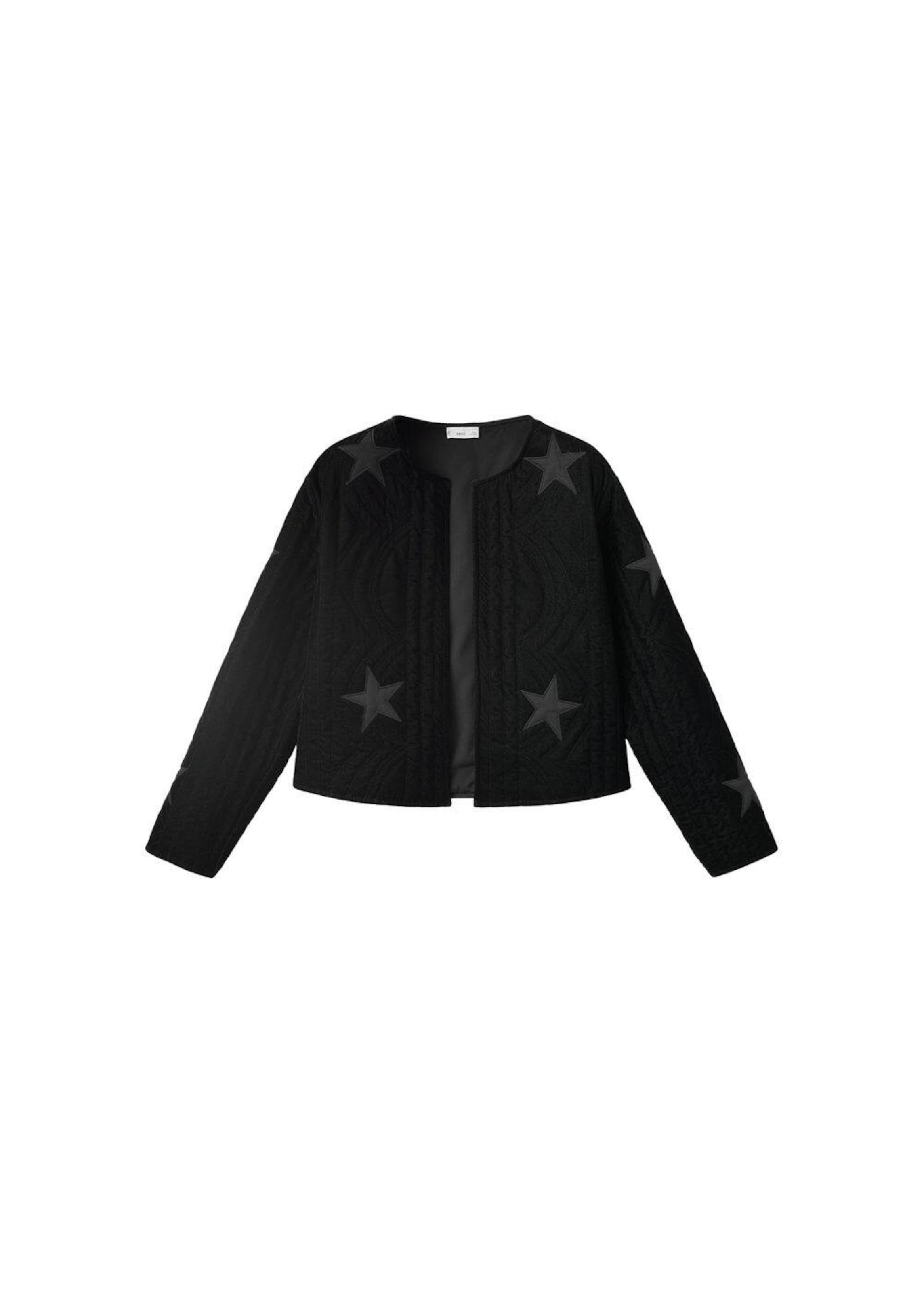 MANGO TEEN Jacke 'Fugaz' in Schwarz: Vorderseite