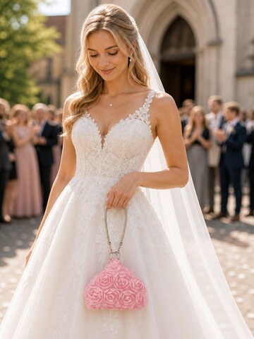 Tomshop24-7 Handbag 'Brauttasche Roos' in Pink