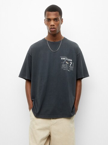 Pull&Bear Shirt in Zwart: voorkant