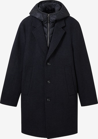 Manteau mi-saison TOM TAILOR en bleu : devant