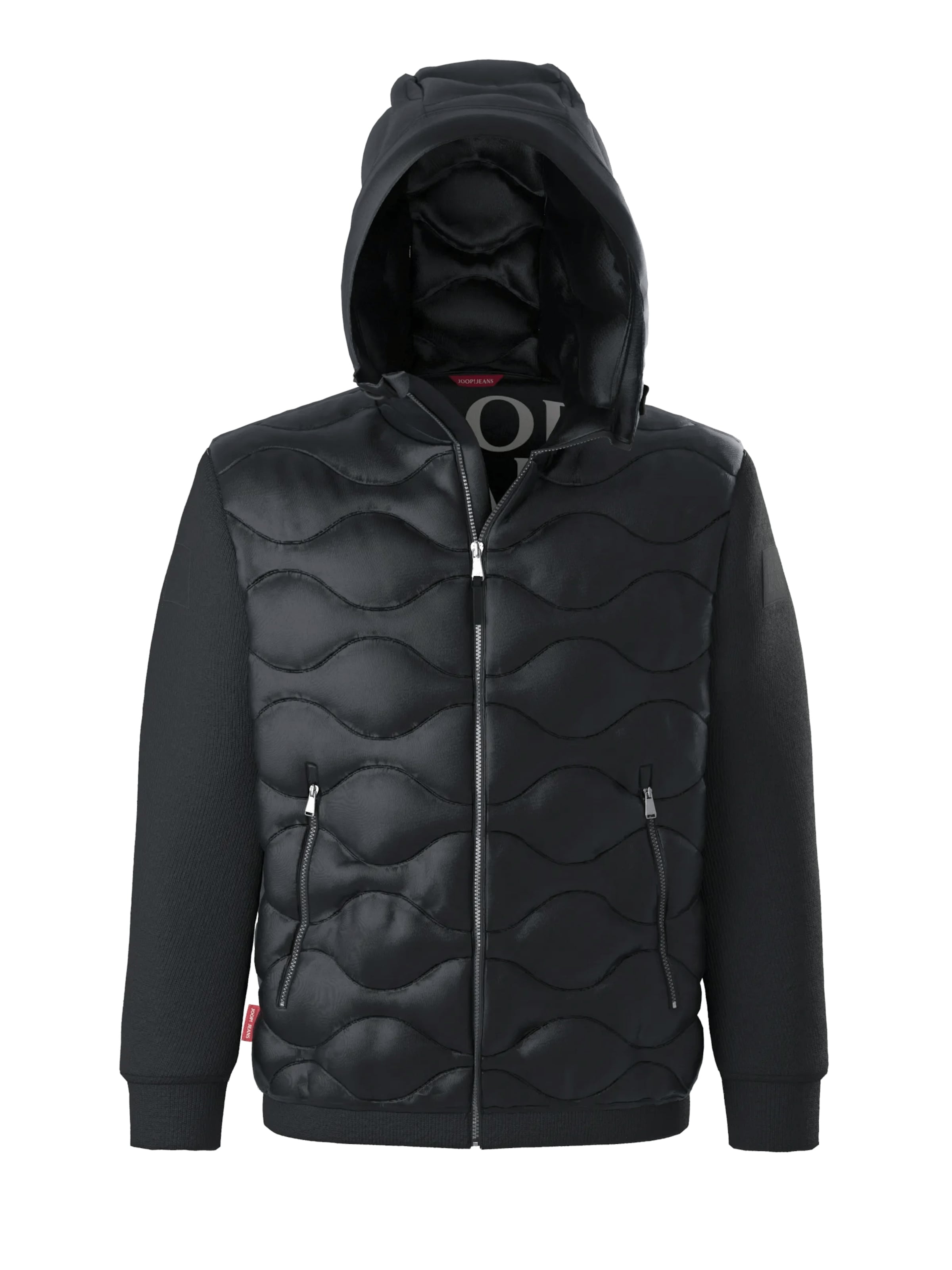 JOOP! Jeans Winterjacke 'Tobie' in Schwarz: Vorderseite