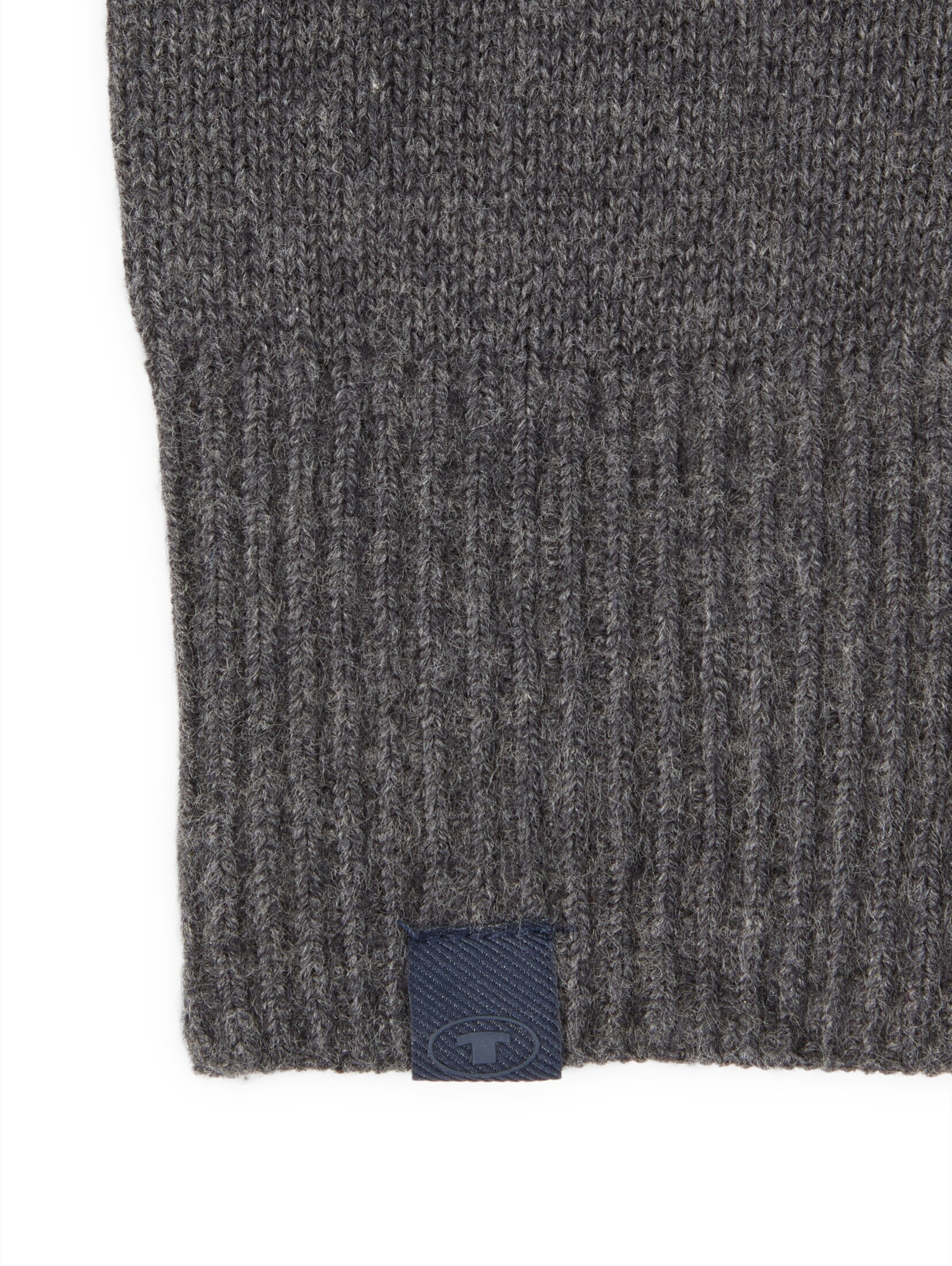 TOM TAILOR Fingerhandschuhe in Grau