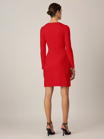 APART Knitted dress in Red