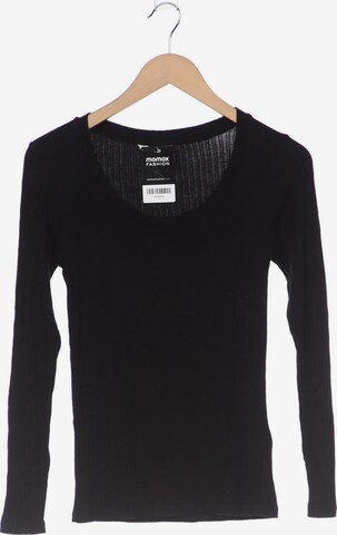 MADS NORGAARD COPENHAGEN Langarmshirt S in Schwarz: predná strana