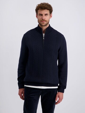 Pull-over PIERRE CARDIN en bleu : devant