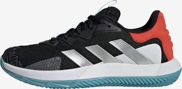 ADIDAS PERFORMANCE Athletic Shoes 'SoleMatch Control Clay' in Black: front