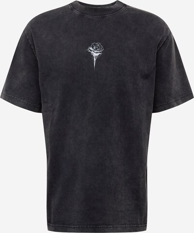 Han Kjøbenhavn T-Shirt en gris foncé / blanc, Vue avec produit