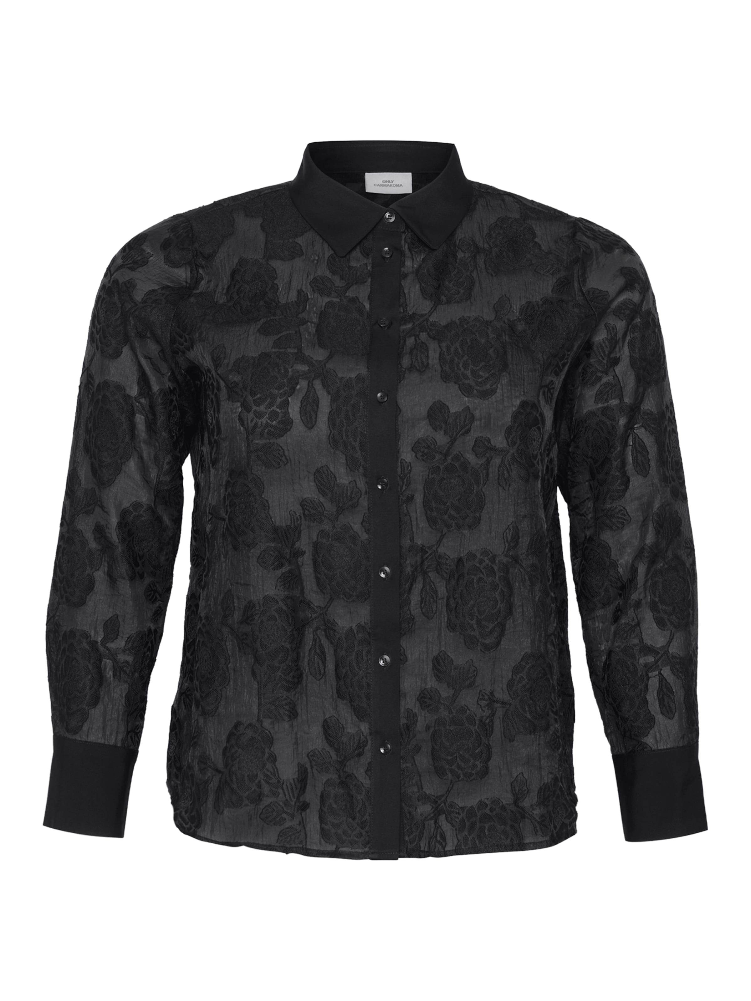 ONLY Carmakoma Blouse 'CARLAVA' in Black: front