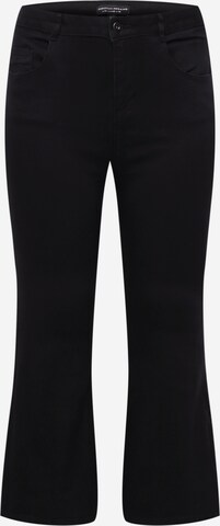 Dorothy Perkins Curve Bootcut Jeans 'Ellis' in Schwarz: predná strana