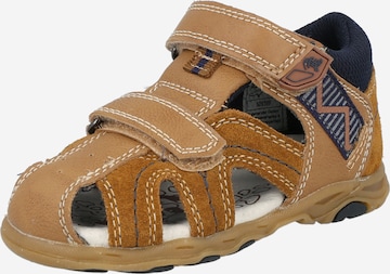 LURCHI Sandals & Slippers 'JONATHAN' in Brown: front