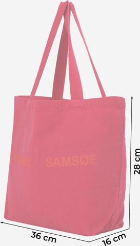 Samsøe Samsøe Torba shopper 'FRINKA' w kolorze różowy