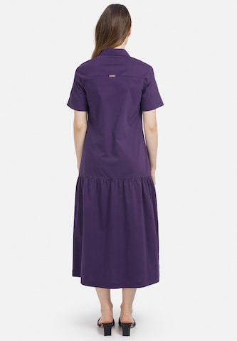 Robe-chemise HELMIDGE en violet
