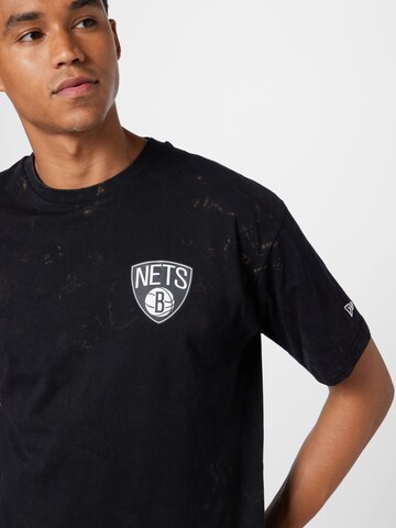 NEW ERA Shirt 'NFL Brooklyn Nets' in Zwart