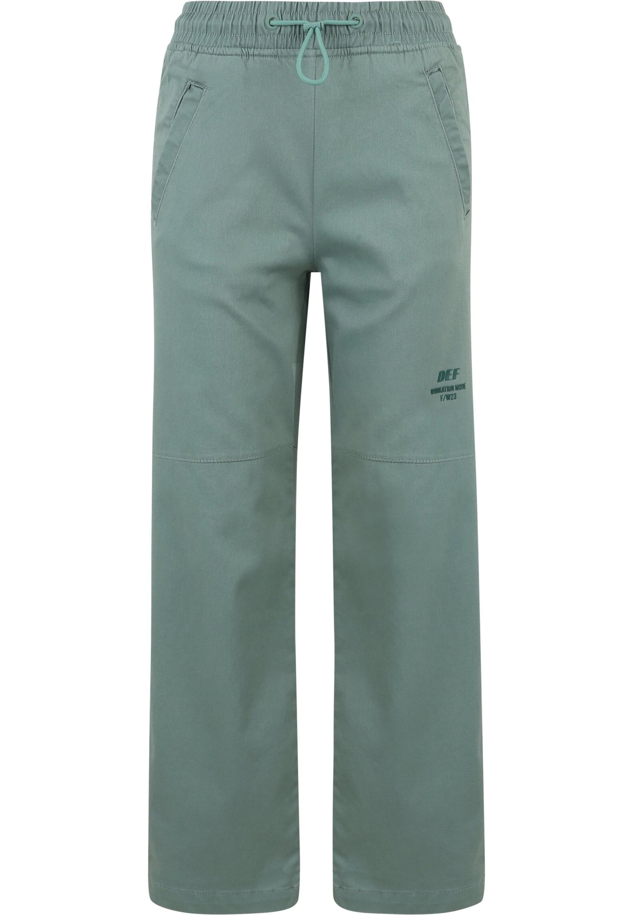Loosefit Pantaloni di DEF in verde: frontale