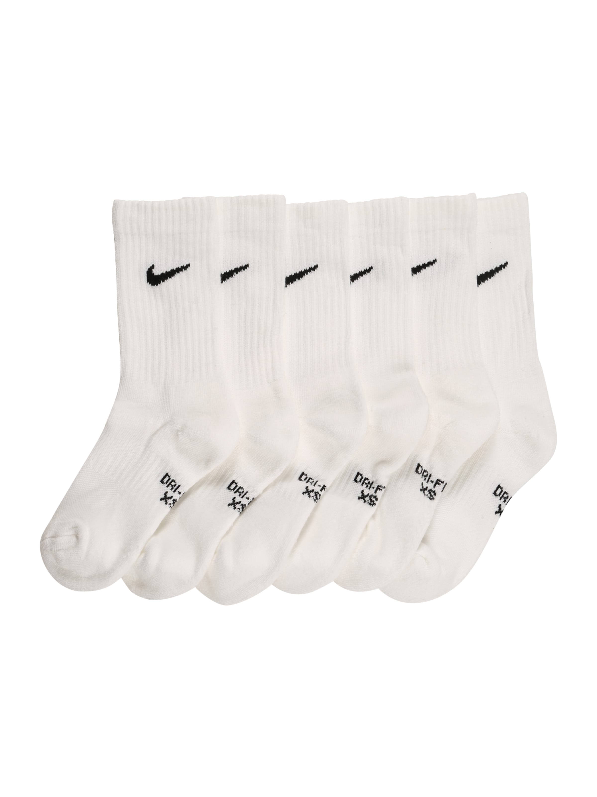 NIKE Sokid, värv valge: eest vaates