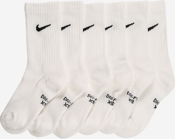 Nike Sportswear Спортни чорапи в бяло: отпред