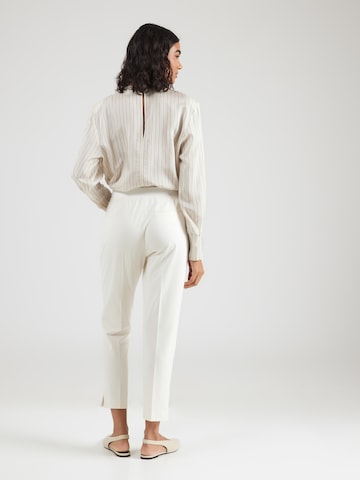 BOSS Regular Pressveckad byxa 'Tapria' i vit