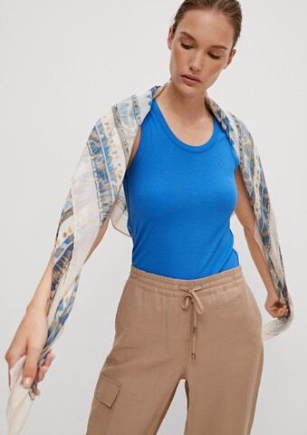 comma casual identity Top in Blau