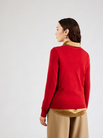TOMMY HILFIGER Pullover in Rot