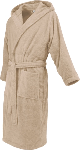celodoro Long Bathrobe 'Home & Spa Collection' in Beige: front
