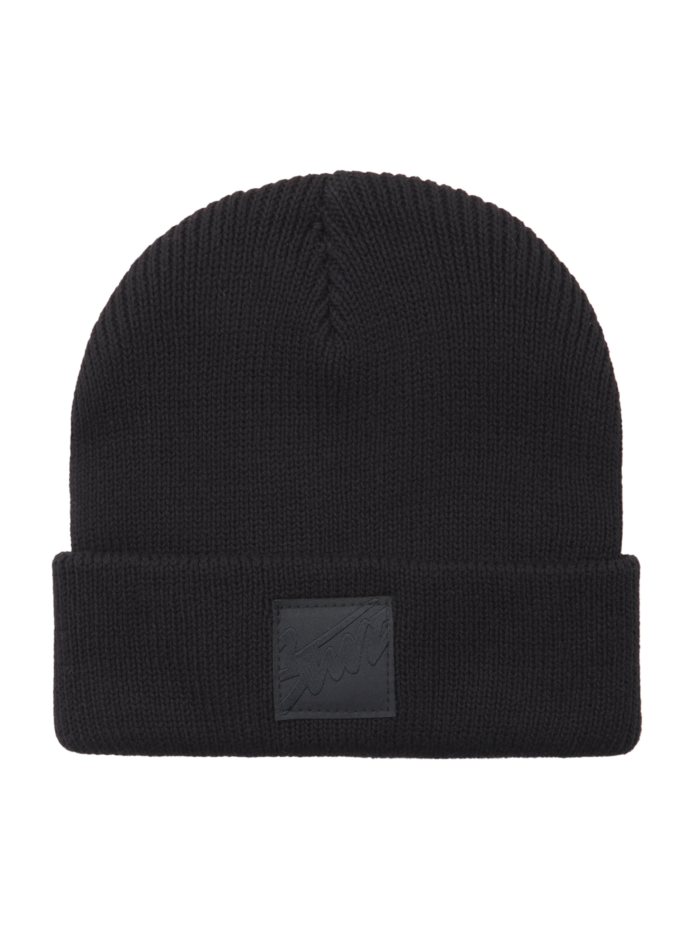 Pull&Bear Mütze in Schwarz: Vorderseite