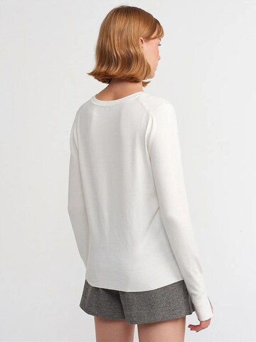 Pull-over 'Pullover' Dilvin en blanc