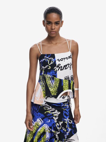 Top di Desigual in bianco: frontale