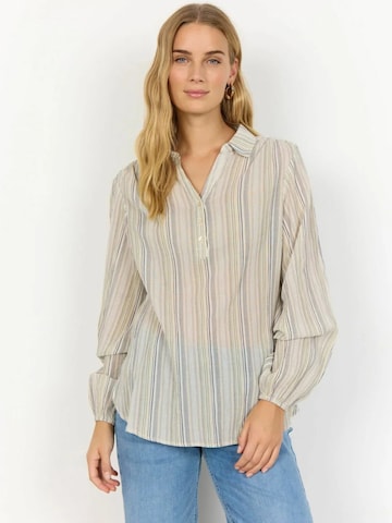 Soyaconcept Bluse ' PATTI 2 ' i grøn: forside