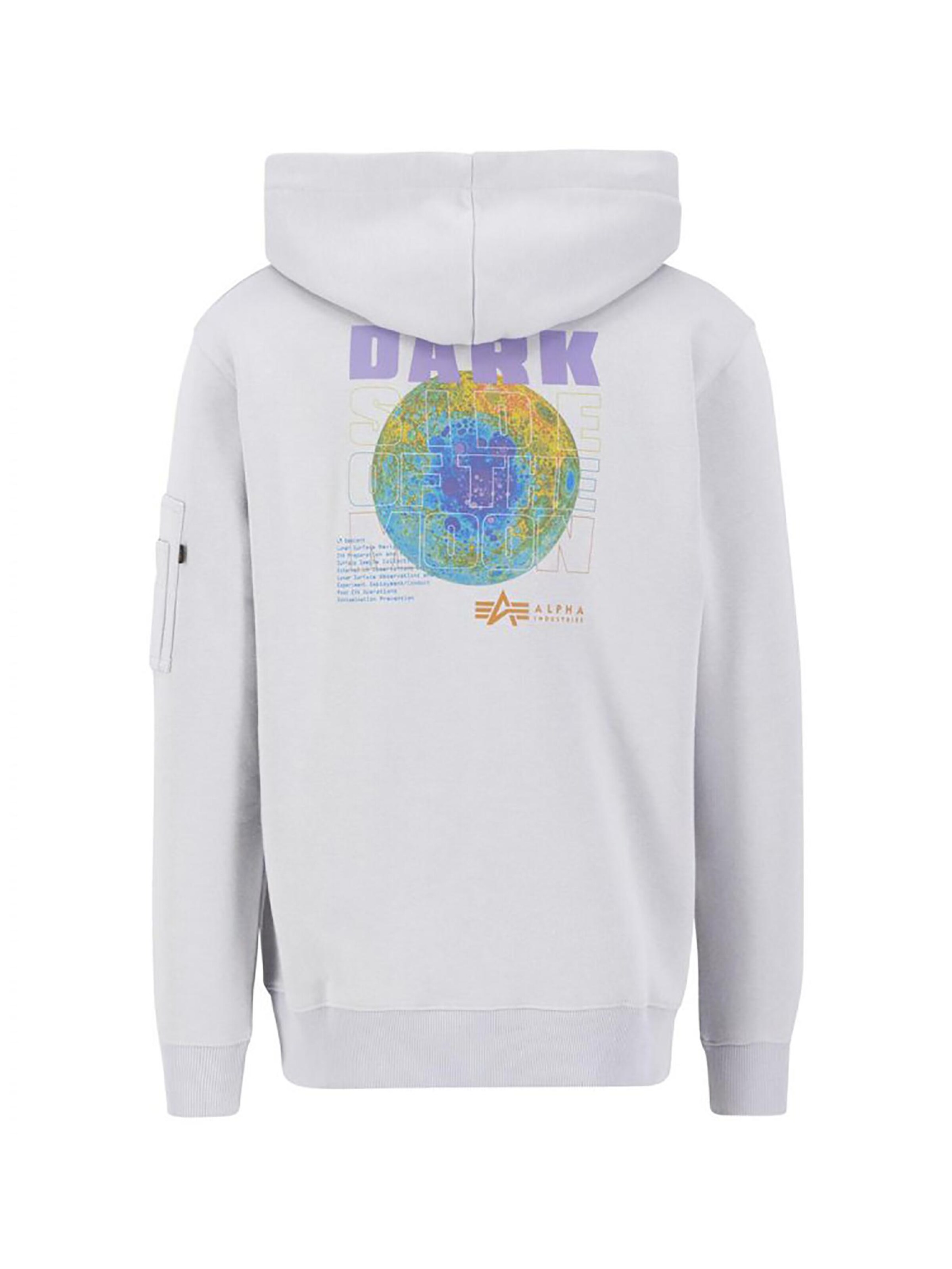 ALPHA INDUSTRIES Sweatshirt 'Dark Side'‌‌‌‌‌‌‌ in Grau