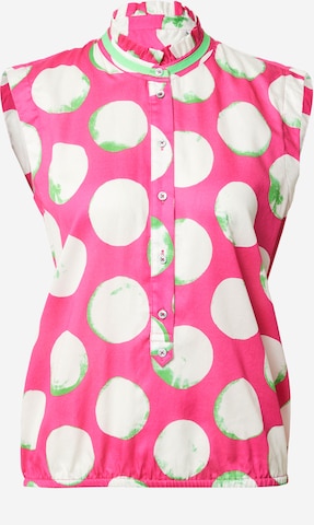 Emily Van Den Bergh Blouse in Roze: voorkant