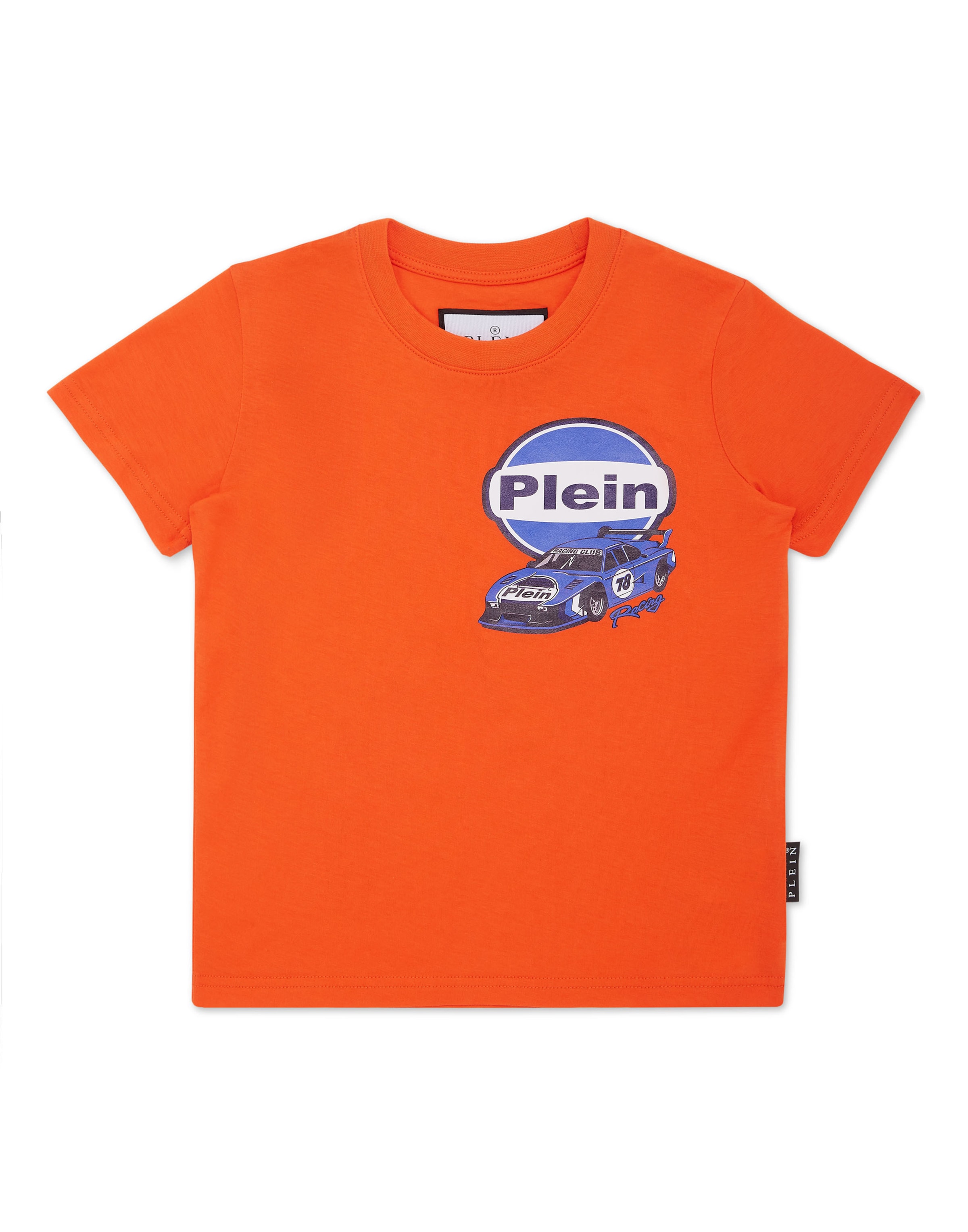 T-Shirt 'Racing' Philipp Plein en orange : devant
