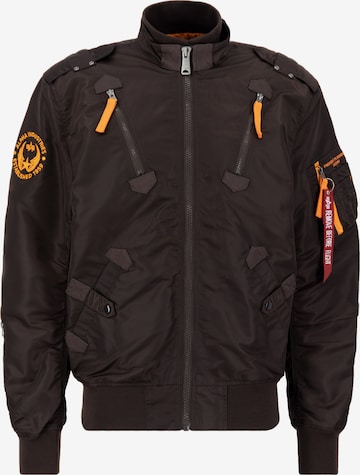 ALPHA INDUSTRIES Übergangsjacke 'Falcon II' in Braun: predná strana