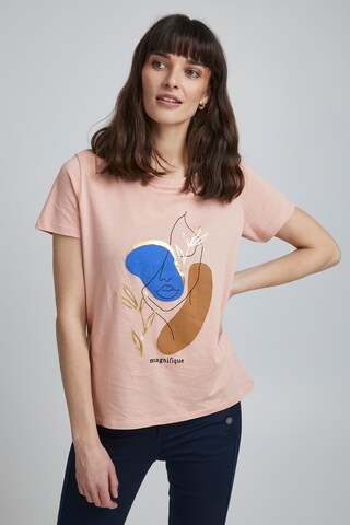 Fransa Shirt 'Fefresh' in Pink: predná strana