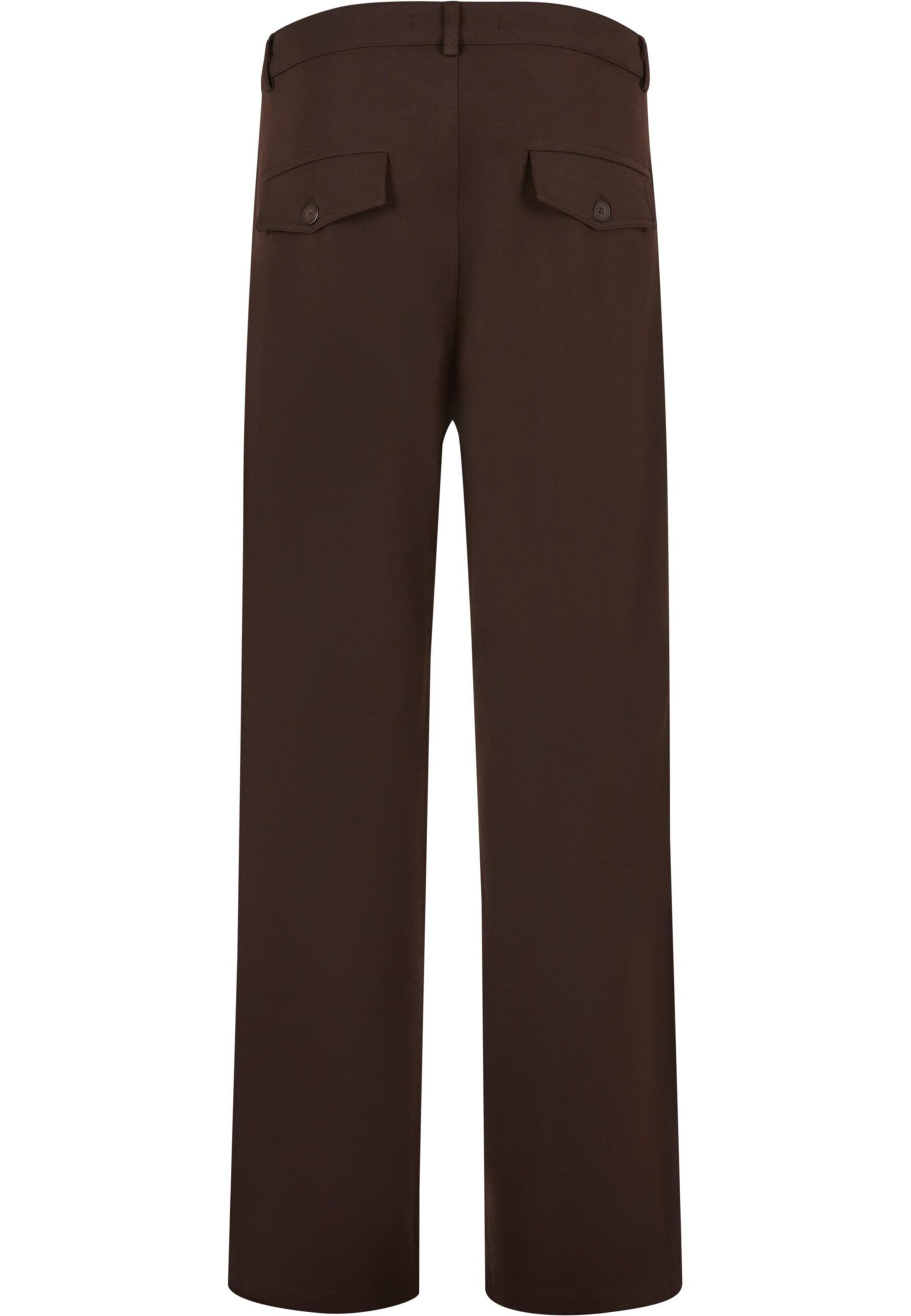 Loosefit Pantaloni con pieghe 'Tahlo' di 2Y Studios in marrone