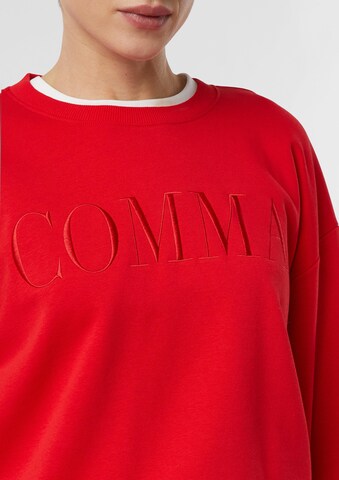 COMMA Sweatshirt in Red