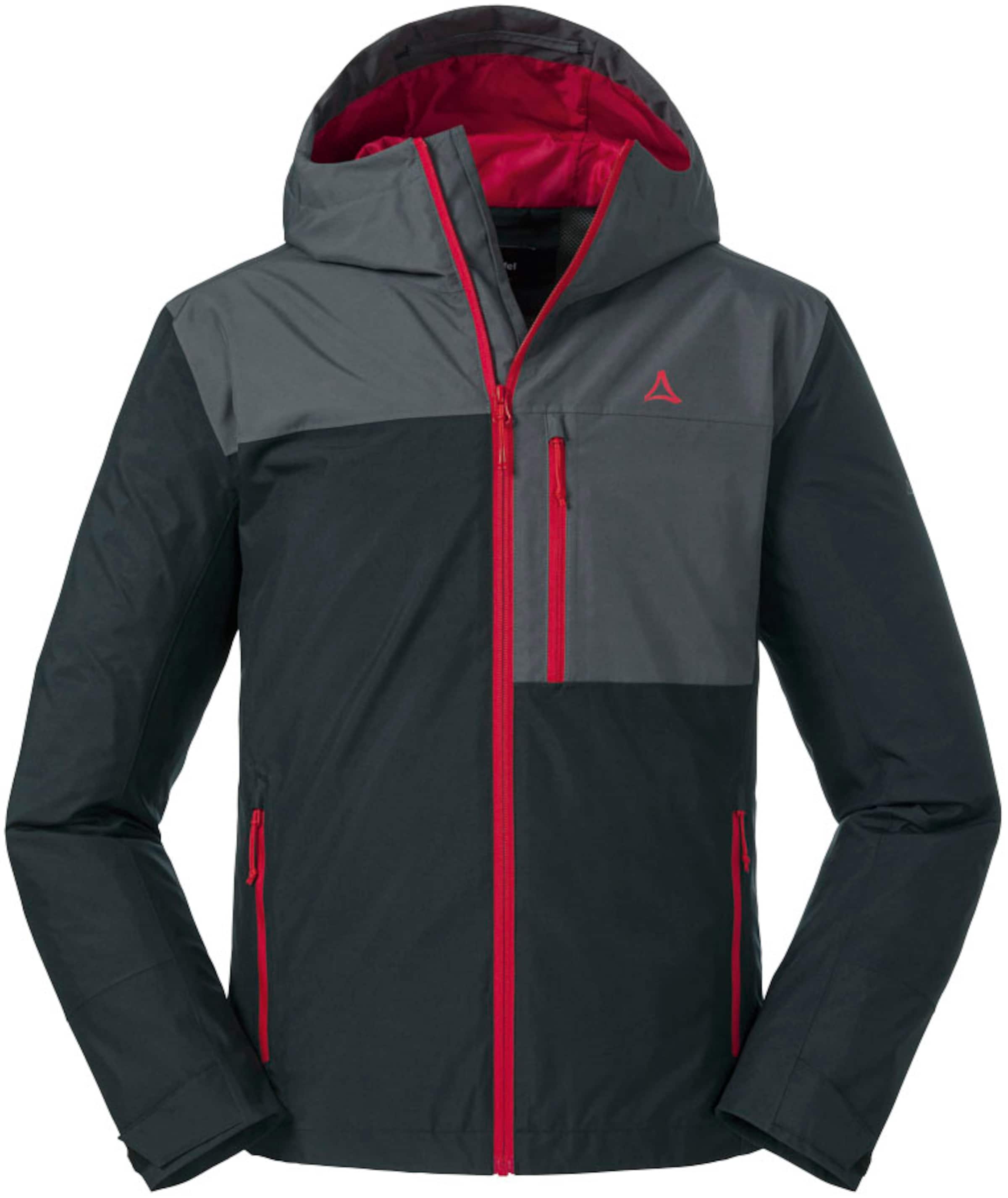 Schöffel Outdoor jacket 'Winterhude' in Black: front