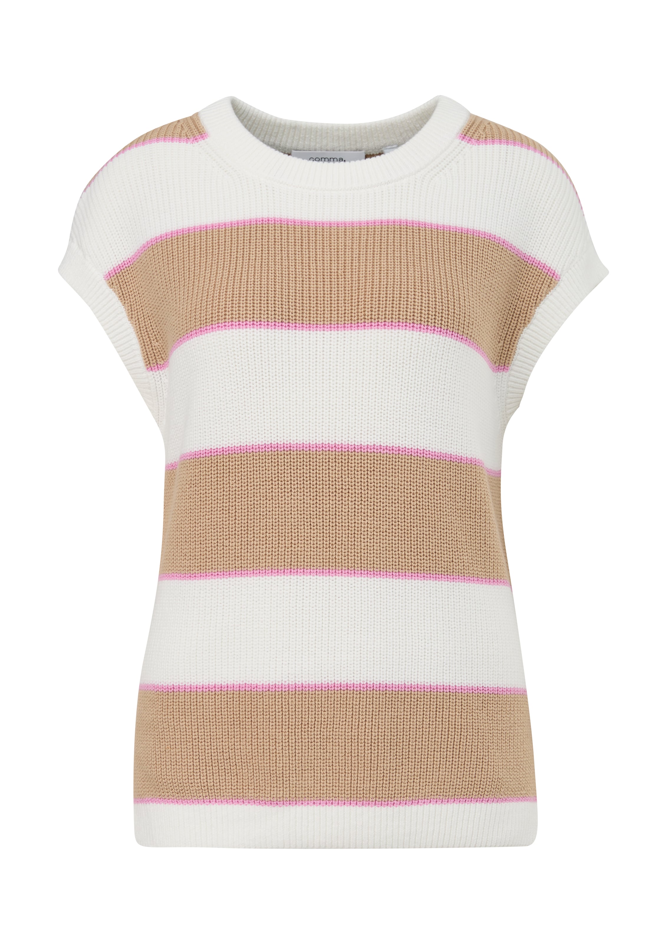 comma casual identity Πουλόβερ σε καφέ: μπροστά