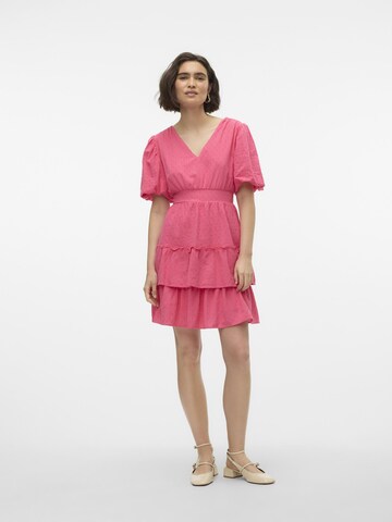 VERO MODA Jurk 'LARISA' in Roze