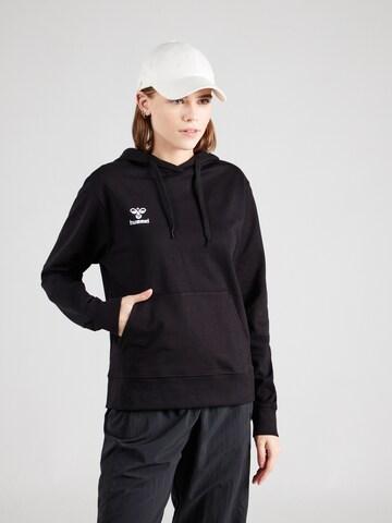 Hummel Sportief sweatshirt 'GO 2.0' in Zwart: voorkant