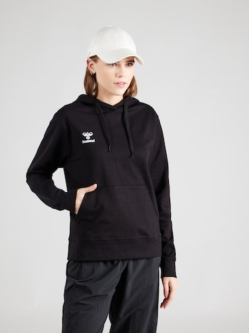 Sweat de sport 'GO 2.0' Hummel en noir : devant