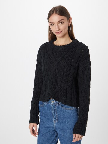 Free People - Pullover em preto: frente