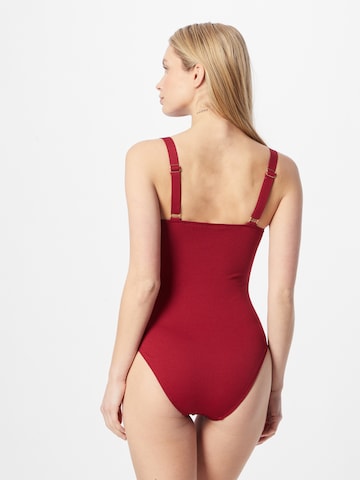 Hunkemöller Bustier Badpak in Rood