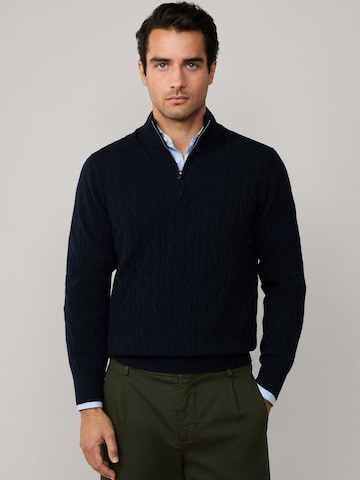Hackett London Pullover in Blau: Vorderseite