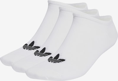 ADIDAS ORIGINALS Socken 'Trefoil Liner ' in schwarz / weiß, Produktansicht