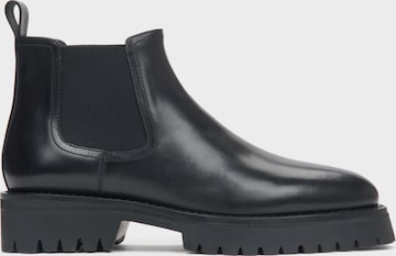 Estro Chelsea Boots '004-109' in Schwarz: Vorderseite