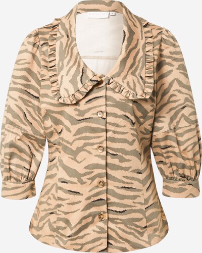 Coster Copenhagen Bluza u tamno bež / maslinasta / crna, Pregled proizvoda