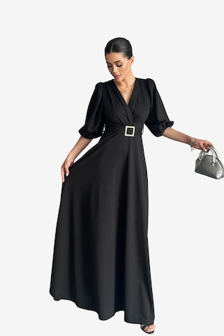 WOMAN VISION Kleid in Schwarz: Vorderseite
